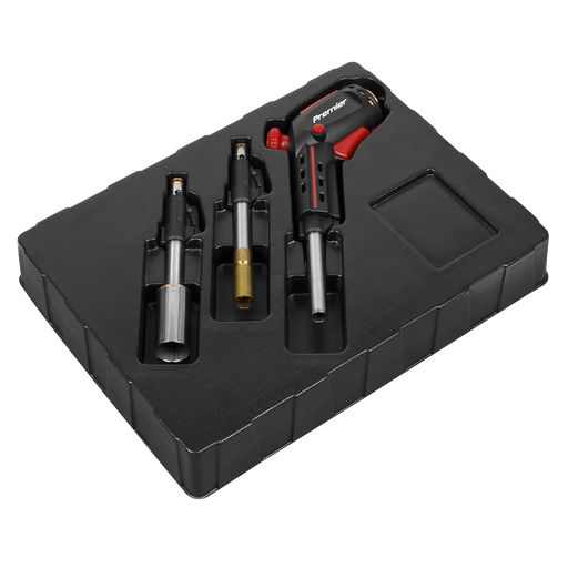 Sealey Premier 3-In-1 Propane Torch Set AK2958 - Interchangeable Tips