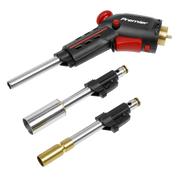 Sealey Premier 3-In-1 Propane Torch Set AK2958 - Interchangeable Tips