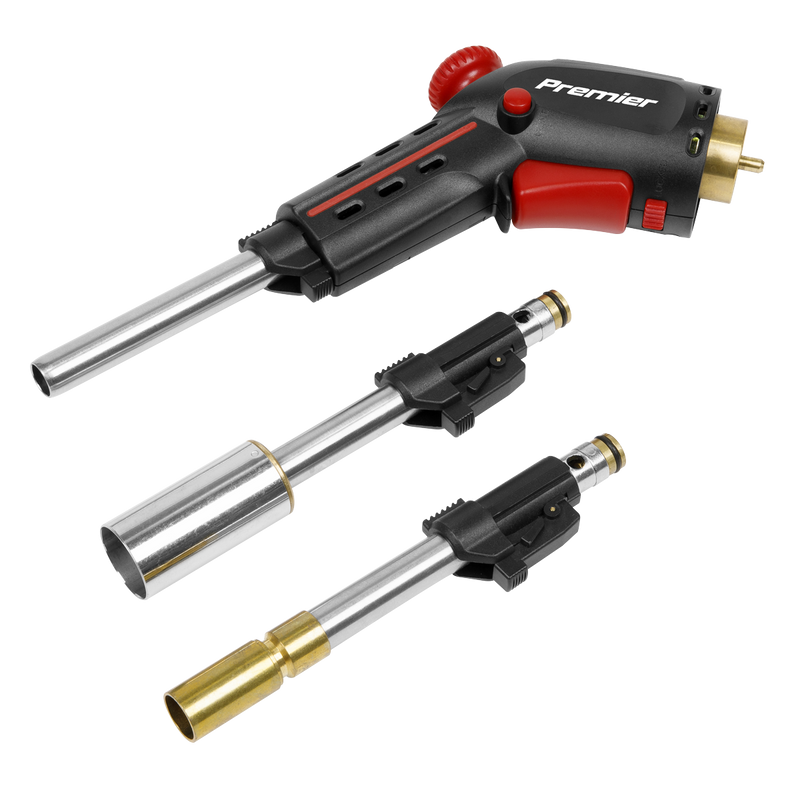 Sealey Premier 3-In-1 Propane Torch Set AK2958 - Interchangeable Tips