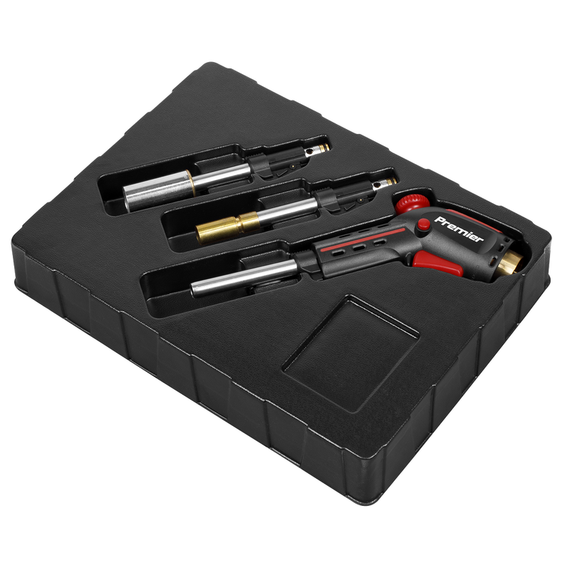 Sealey Premier 3-In-1 Propane Torch Set AK2958 - Interchangeable Tips