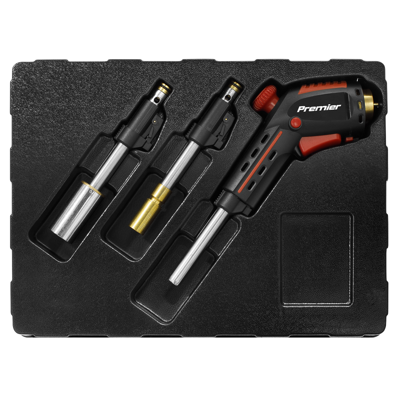 Sealey Premier 3-In-1 Propane Torch Set AK2958 - Interchangeable Tips