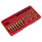 Sealey Re-Threader Kit 15 Piece - Taps & Dies for Thread Restoration