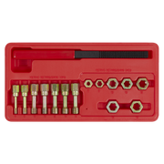 Sealey Re-Threader Kit 15 Piece - Taps & Dies for Thread Restoration