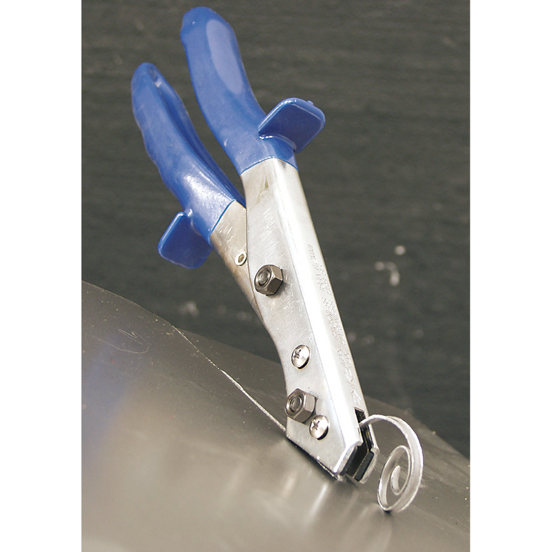 Sealey Hand Nibbler Shears AK327 1.2mm Steel Cutting Tool