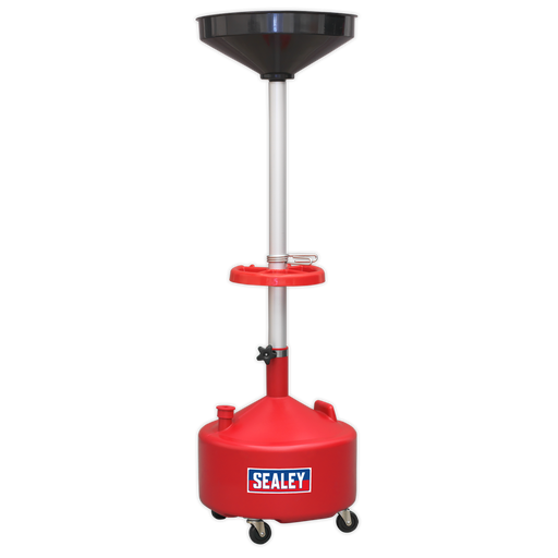 Sealey Manual Discharge Mobile Oil Drainer 36L