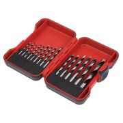 Sealey Brad Point Wood Drill Bit Set 15 Piece - Various Sizes