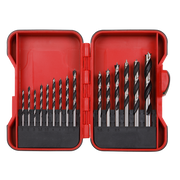 Sealey Brad Point Wood Drill Bit Set 15 Piece - Various Sizes