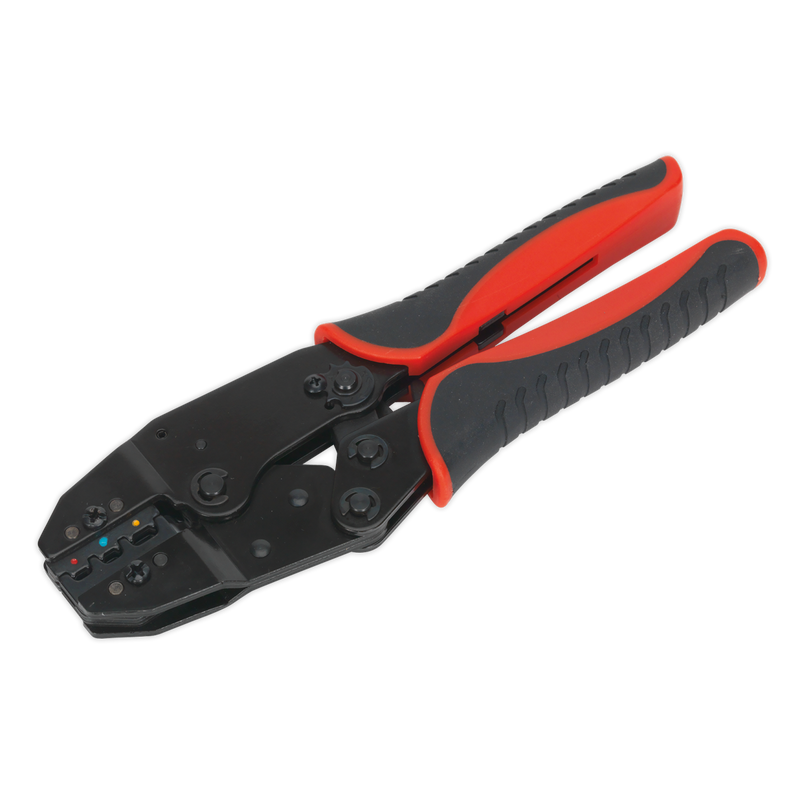 Sealey Ratchet Crimping Tool AK385 220mm for Insulated Terminals
