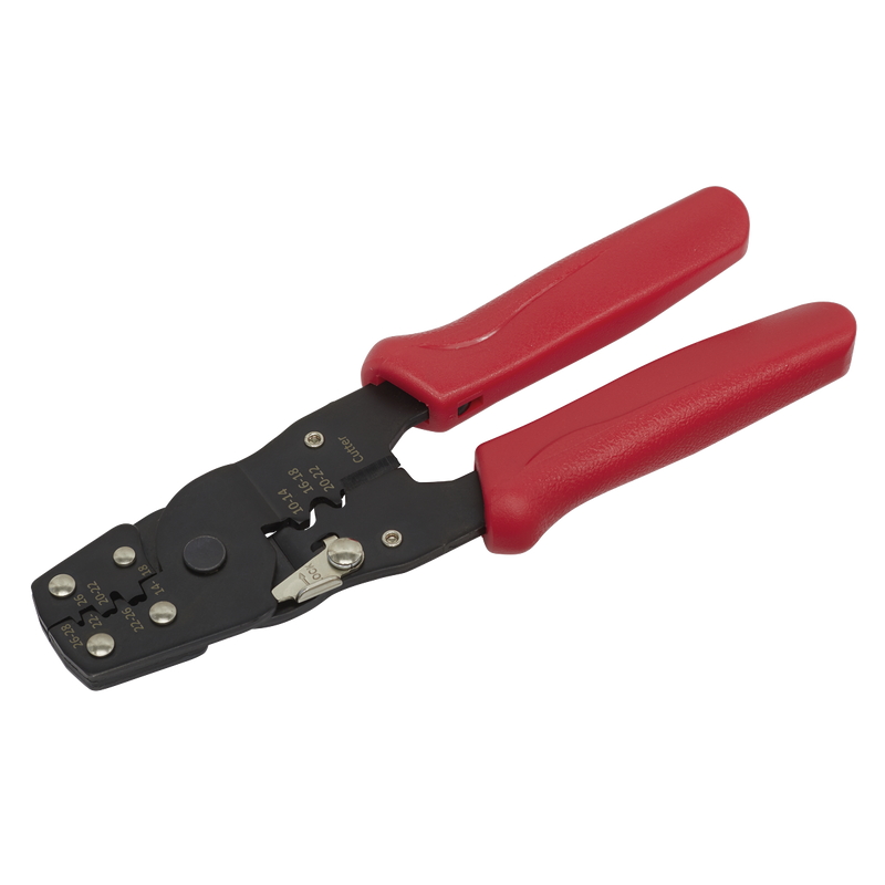 Sealey Non-Ratcheting Crimping Tool 185mm for Insulated Terminals