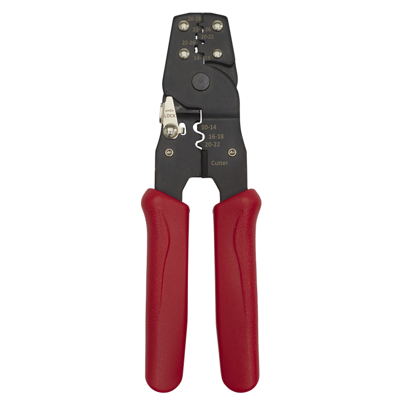 Sealey Non-Ratcheting Crimping Tool 185mm for Insulated Terminals