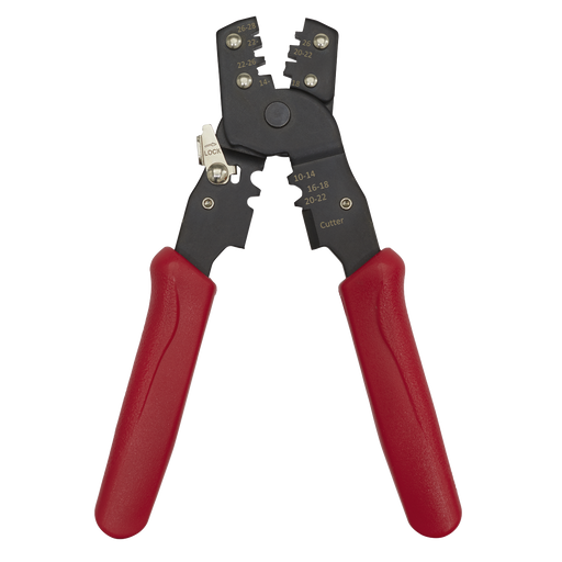 Sealey Non-Ratcheting Crimping Tool 185mm for Insulated Terminals