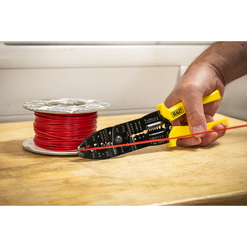 Sealey Crimping Tool AK3851 250mm for Insulated/Non-Insulated Terminals