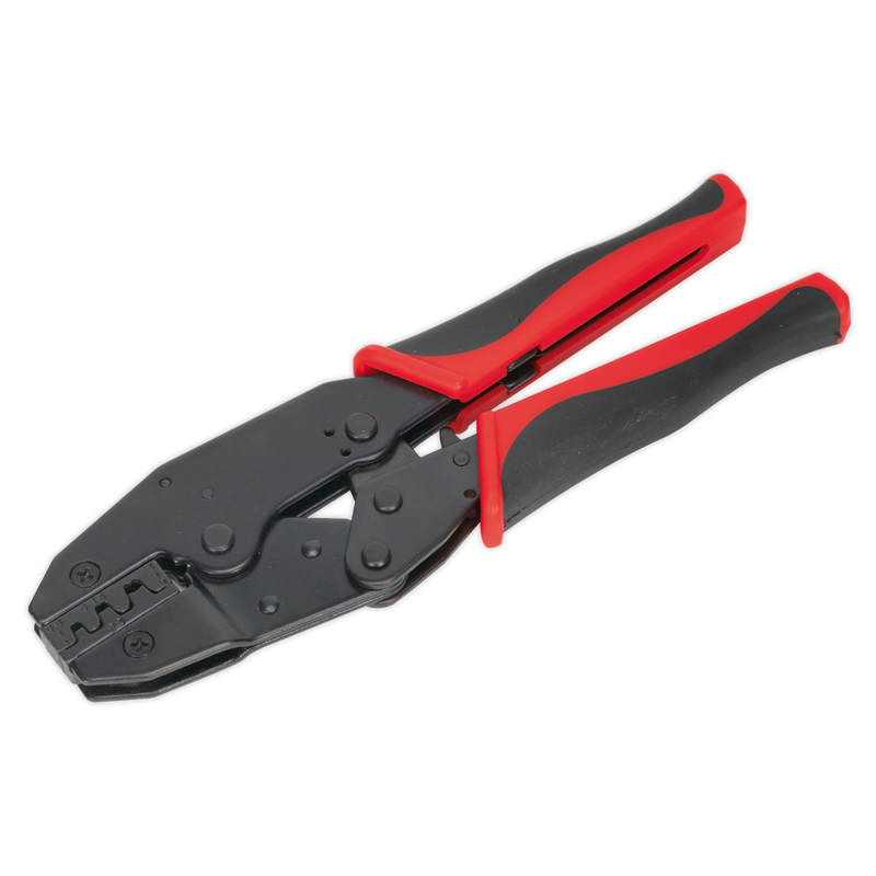 Sealey Ratchet Crimping Tool AK3852 220mm for Non-Insulated Terminals