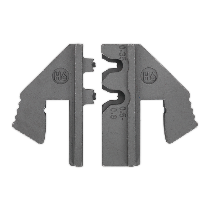 Sealey Crimping Jaws Model AK3858/H6 for 0.35-0.8mm² Terminals