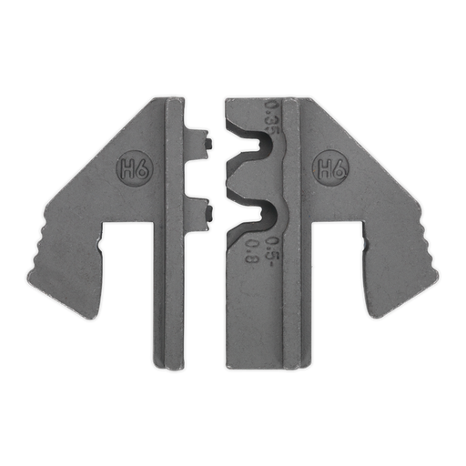 Sealey Crimping Jaws Model AK3858/H6 for 0.35-0.8mm² Terminals