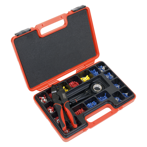 Sealey Ratchet Crimping Tool Kit AK386 552 Piece