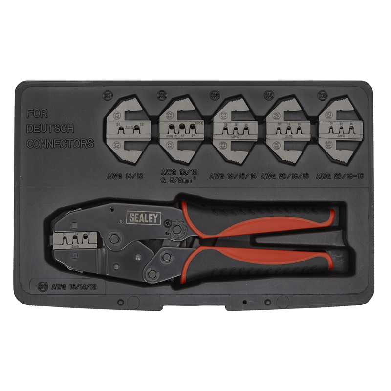 Sealey Deutsch Connector Plier Set 7 Piece