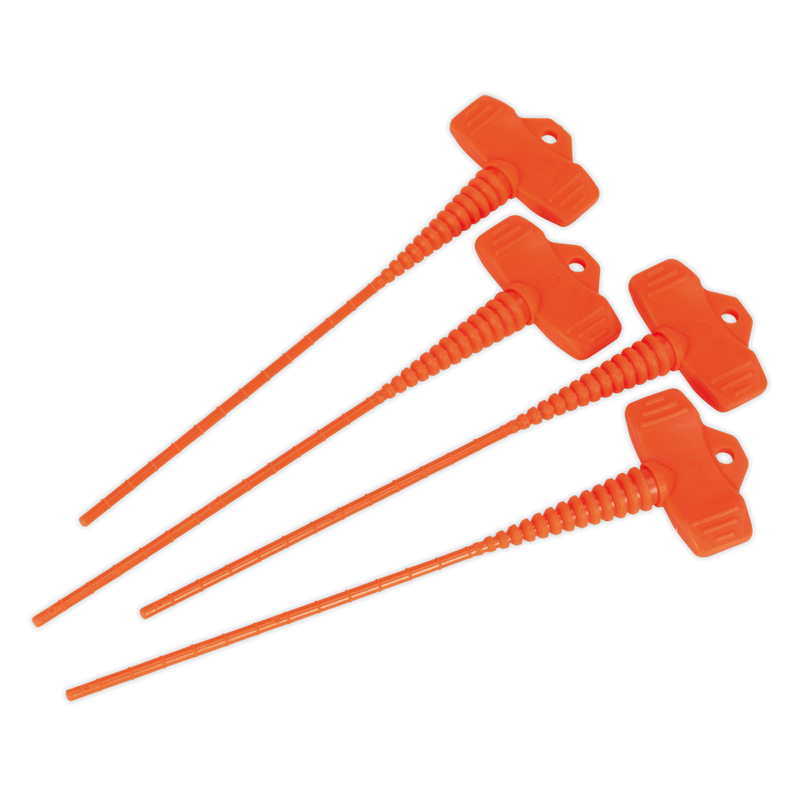 Sealey Applicator Nozzle Stopper Pack of 4