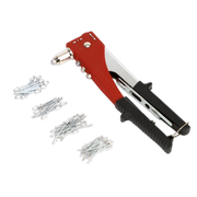 Sealey 2-Way Riveting Kit AK397 280mm with 60 Assorted Rivets