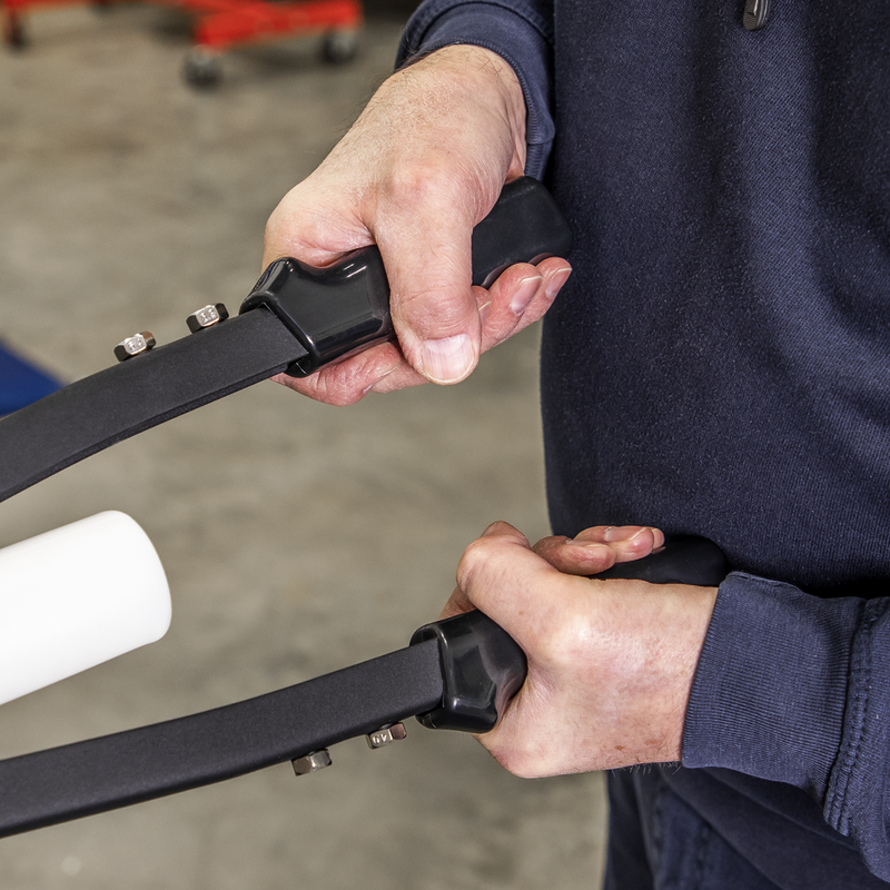 Sealey Heavy-Duty Long-Arm Riveter 540mm with Collection Bowl