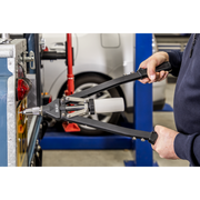 Sealey Heavy-Duty Long-Arm Riveter 540mm with Collection Bowl