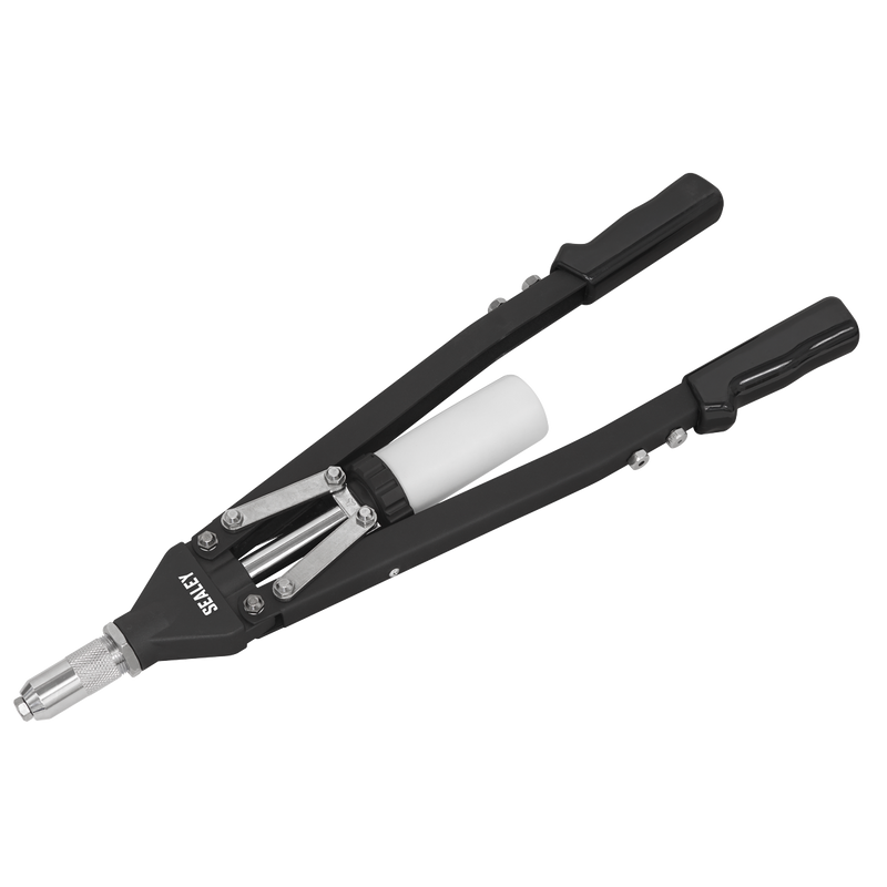 Sealey Heavy-Duty Long-Arm Riveter 540mm with Collection Bowl