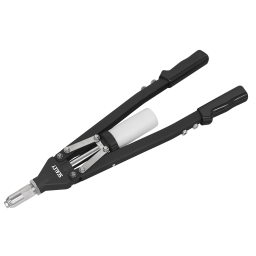 Sealey Heavy-Duty Long-Arm Riveter 540mm with Collection Bowl