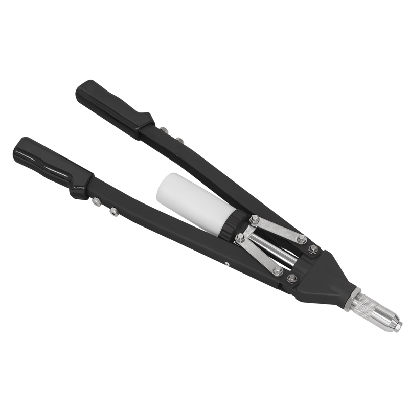 Sealey Heavy-Duty Long-Arm Riveter 540mm with Collection Bowl