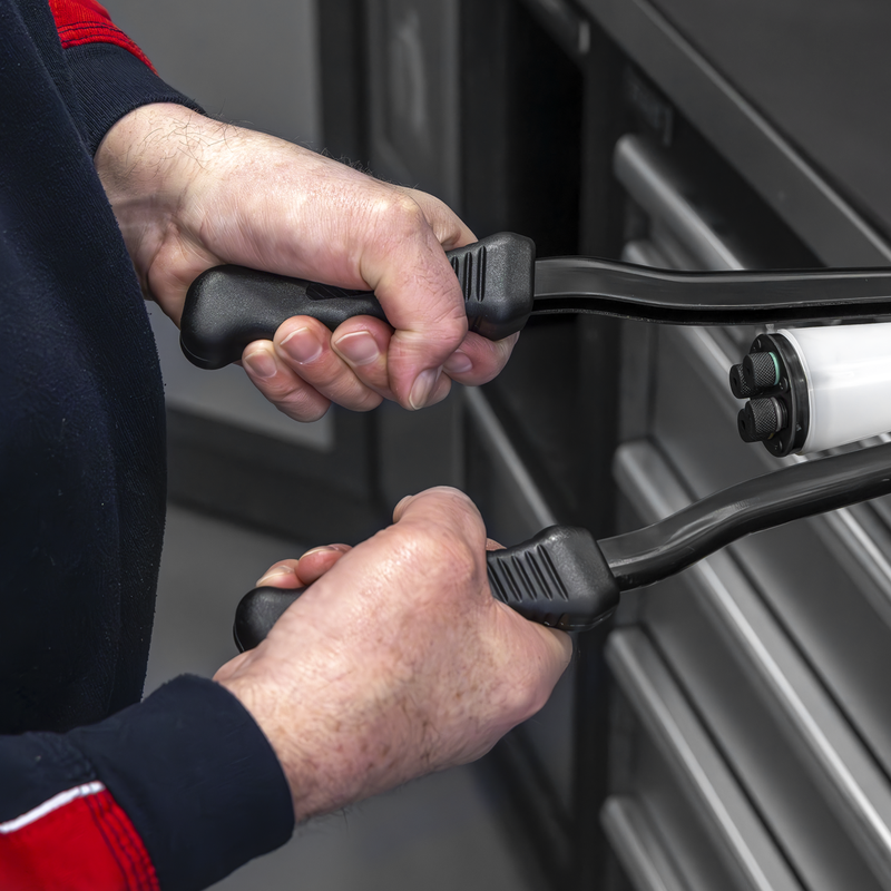Sealey Medium-Arm Riveter with Collection Bowl 390mm