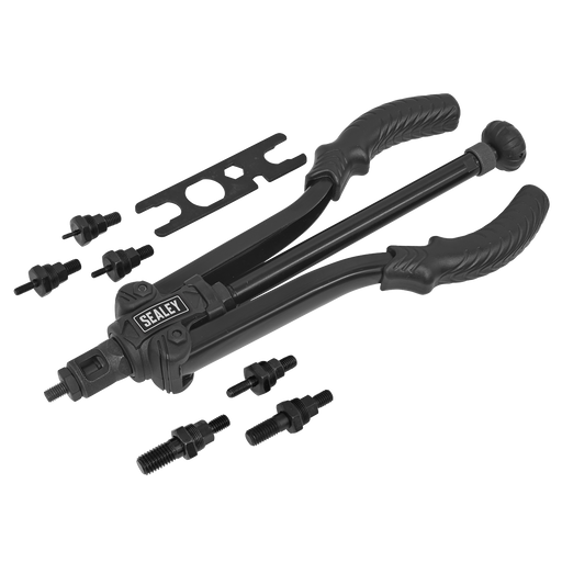 Sealey Medium-Arm Quick Release Threaded Nut Riveter 345mm