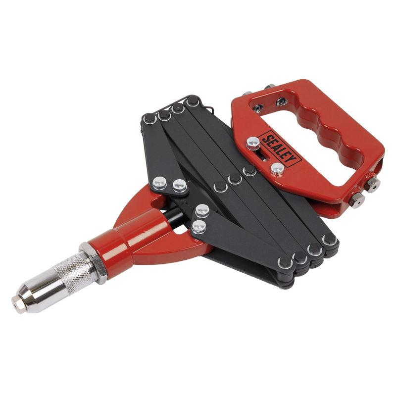 Sealey Lazy Tongs Riveter 800mm with 5 Interchangeable Nozzles