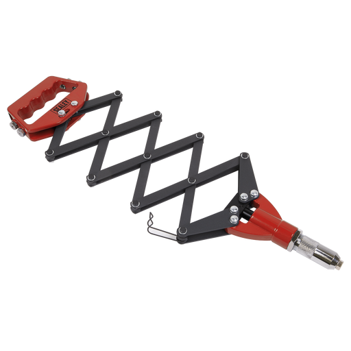 Sealey Lazy Tongs Riveter 800mm with 5 Interchangeable Nozzles