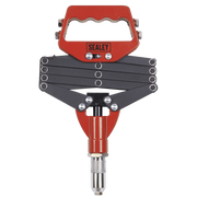 Sealey Lazy Tongs Riveter 800mm with 5 Interchangeable Nozzles