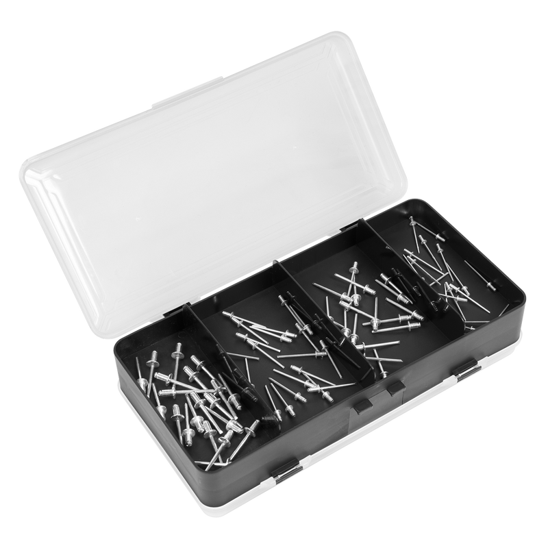 Sealey 275mm Swivel Head Riveter Kit with Assorted Rivets