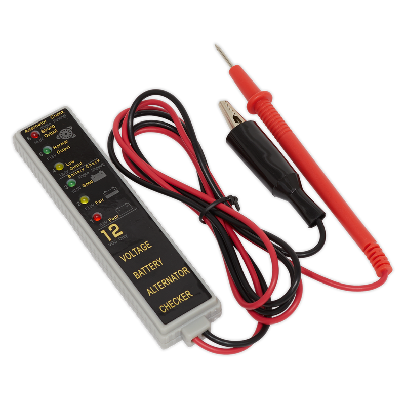 Sealey LED Battery & Alternator Tester 12V AK400