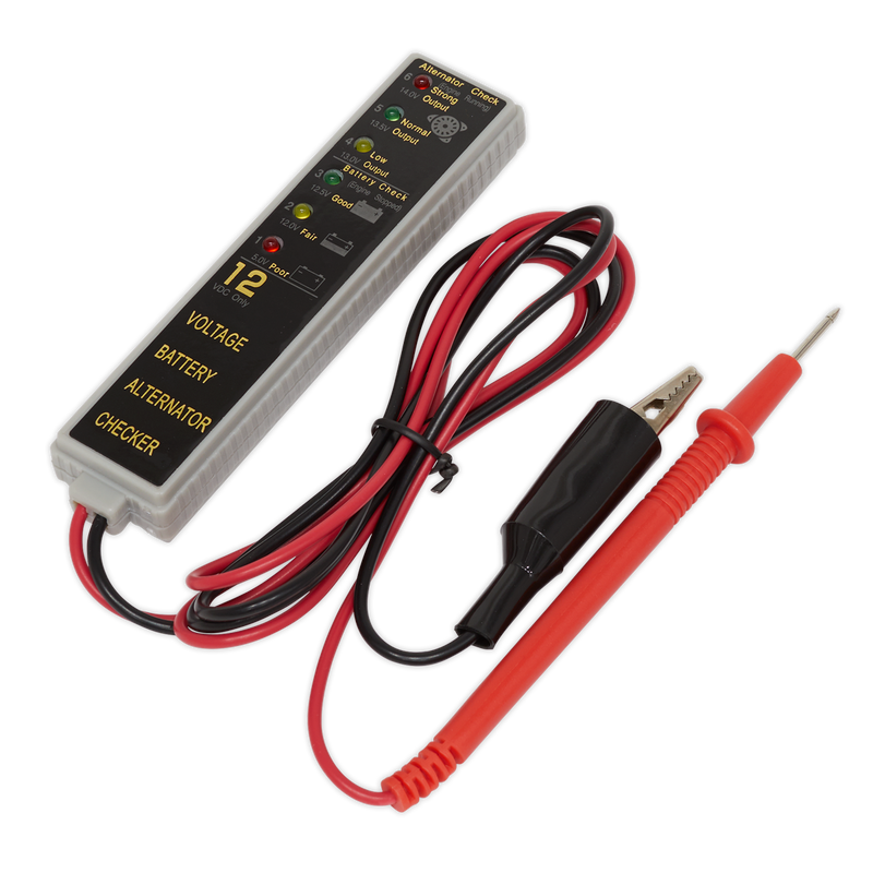 Sealey LED Battery & Alternator Tester 12V AK400