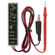 Sealey LED Battery & Alternator Tester 12V AK400