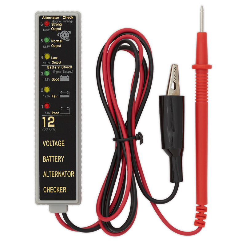 Sealey LED Battery & Alternator Tester 12V AK400