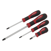 Sealey Premier Screwdriver Set 4 Piece - JIS #2, #1, #3 Sizes
