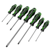 Sealey Premier Screwdriver Set 7 Piece - Hi-Vis Green, Model AK4321HV