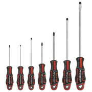 Sealey Premier Screwdriver Set 7 Piece - Red, Model AK4321