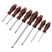 Sealey Premier Screwdriver Set 8 Piece - Red, Model AK4322