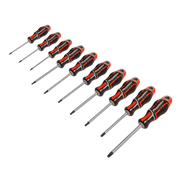 Sealey Premier Screwdriver Set 10 Piece TRX-Star* Red AK4324