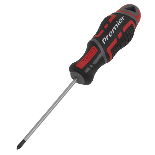 Sealey Premier Pozi Screwdriver #0 x 75mm Chrome Vanadium