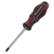 Sealey Premier Pozi Screwdriver #1 x 75mm Chrome Vanadium