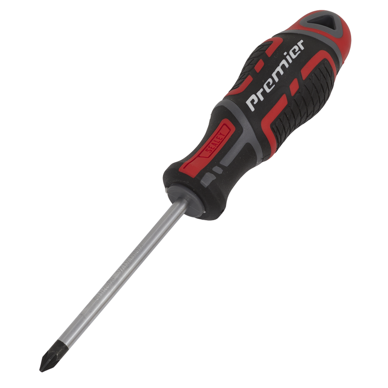 Sealey Premier Pozi Screwdriver #1 x 75mm Chrome Vanadium