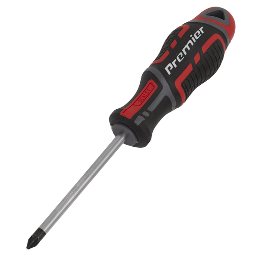 Sealey Premier Pozi Screwdriver #1 x 75mm Chrome Vanadium