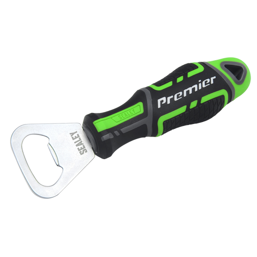 Sealey Premier Bottle Opener GripMAX® 145mm Hi-Vis Green