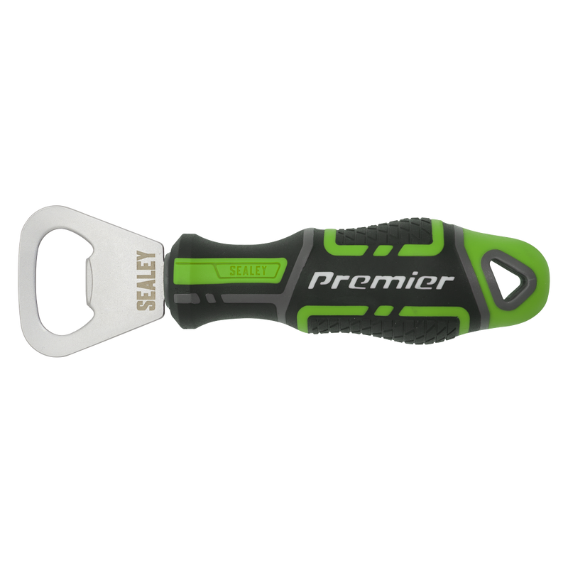 Sealey Premier Bottle Opener GripMAX® 145mm Hi-Vis Green