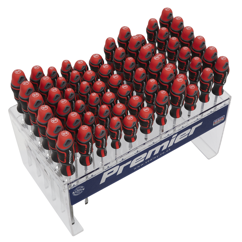 Sealey Premier 66 Piece GripMAX® Screwdrivers Display Set AK4369DS